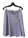 Salvatore Ferragamo Size 40 Lavender Cotton Blend Zip Front Sleeveless Skirt Set Lavender / 40