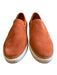 Ugg Shoe Size 8.5 Orange Suede Perforated Almond Toe Stretch Panel Slip On Shoes Orange / 8.5