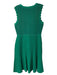 Diane Von Furstenberg Size Medium Kelly Green Viscose & Polyester Ribbed Dress Kelly Green / Medium