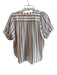 XiRENA Size XS White, Pink & Green Cotton Striped Button Down Short Sleeve Top White, Pink & Green / XS