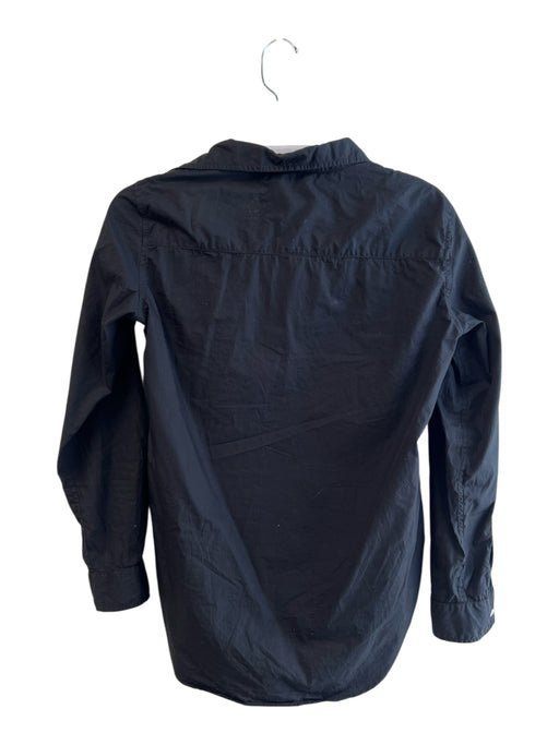 Frank & Eilen Size XS Black Cotton Button Down Long Sleeve Collared Top Black / XS