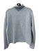 Kinross Size M Light Blue Cashmere Rib Knit High Neck Sweater Light Blue / M