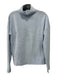 Kinross Size M Light Blue Cashmere Rib Knit High Neck Sweater Light Blue / M