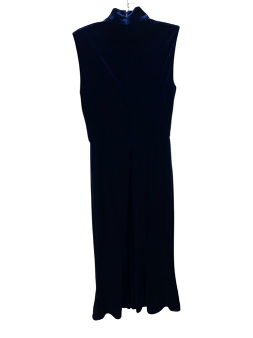 Shoshanna Size 0 Dark Blue No Fabric Tag Velvet Cowl Neck Sleeveless Dress Dark Blue / 0