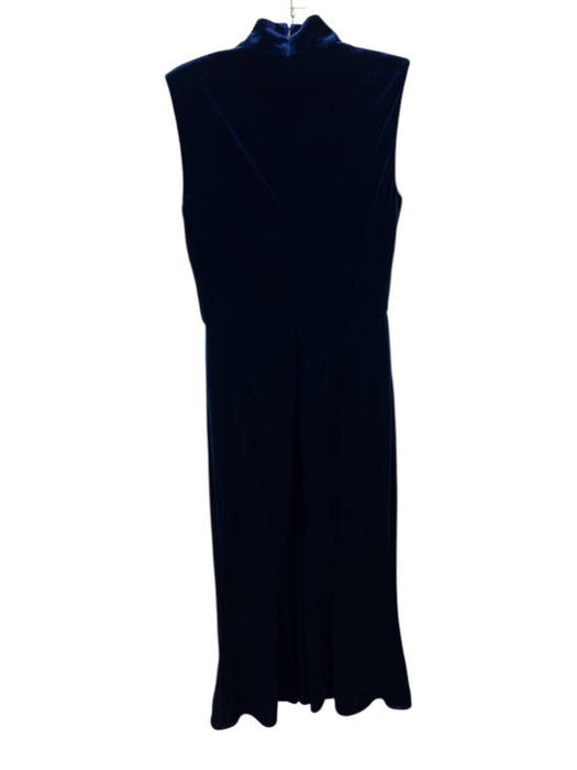 Shoshanna Size 0 Dark Blue No Fabric Tag Velvet Cowl Neck Sleeveless Dress Dark Blue / 0