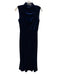 Shoshanna Size 0 Dark Blue No Fabric Tag Velvet Cowl Neck Sleeveless Dress Dark Blue / 0