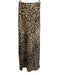 Misa Size XS Tan & multi Polyester Leopard Elastic Waist Maxi Skirt Tan & multi / XS