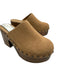 Larroude Shoe Size 5 Brown Leather Block Heel Clog Shoes Brown / 5