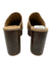 Larroude Shoe Size 5 Brown Leather Block Heel Clog Shoes Brown / 5
