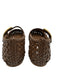 Larroude Shoe Size 5 Brown Leather Woven Buckle Ankle Shoes Brown / 5