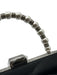 Sachin & Babi Black & White Polyester Bow Pearl & Rhinestone Detail Handle Bag Black & White / Small