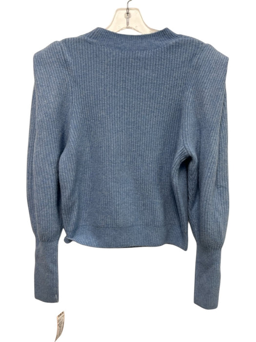 Generation Love Size XS Light Blue Mercerized wool Rib Knit Long Sleeve Sweater Light Blue / XS