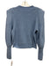 Generation Love Size XS Light Blue Mercerized wool Rib Knit Long Sleeve Sweater Light Blue / XS