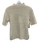 White + Warren Size XS Cream Cashmere Knit Vertical Lines Mock Collar Sweater Cream / XS