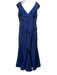 Tadashi Collection Size 10 Navy Blue Polyester Blend Taffeta Sleeveless Gown Navy Blue / 10