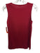 Akris Punto Size 8 Red Silk Knit Sleeveless Scoop Neck Tank Top Red / 8