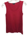 Akris Punto Size 8 Red Silk Knit Sleeveless Scoop Neck Tank Top Red / 8