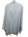 Theory Size M Baby Blue Cotton Long Sleeve 1/2 Button Collar High Back Top Baby Blue / M