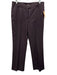Etro Size 44 Purple Wool Blend Mid Rise Shimmer Pockets Wide Leg Pants Purple / 44