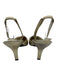 Stuart Weitzman Shoe Size 5.5 Gold Leather Pointed Toe Metallic Slingback Pumps Gold / 5.5