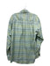 Burberry Size M Green & White Cotton Novacheck Button Down Long Sleeve Shirt M