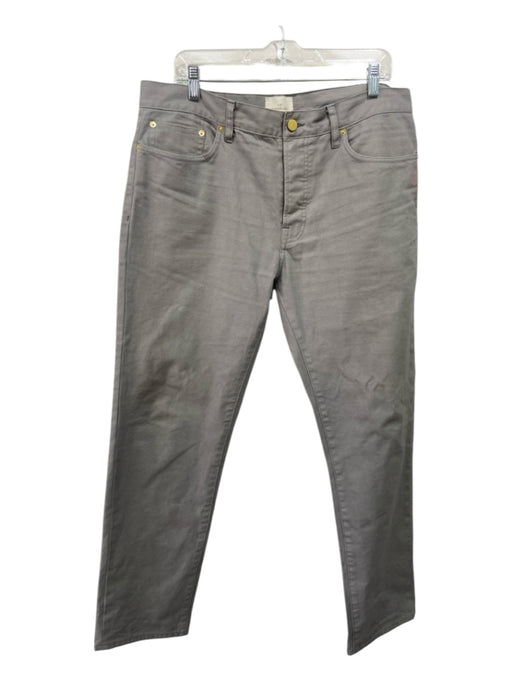 Sid Mashburn Size 36 Gray Cotton Solid Khakis Men's Pants 36