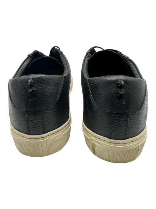 Koio Shoe Size 43 Black Leather Solid Spikes Men's Shoes Black / 43