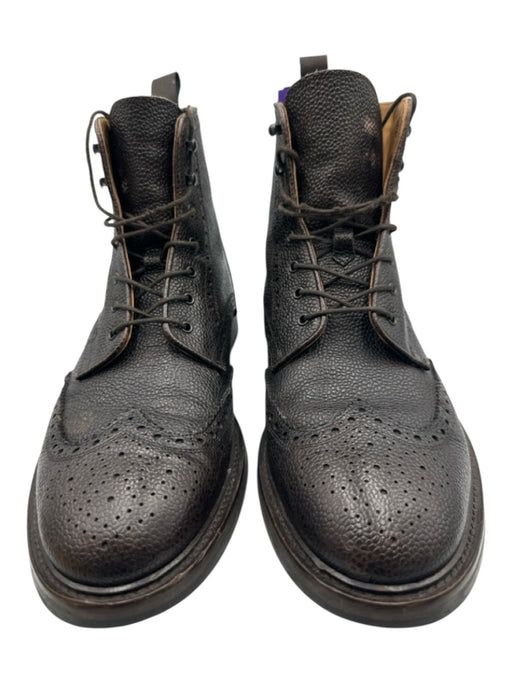 Suitsupply Shoe Size 42 Brown Leather Solid Boot Men's Shoes Brown / 42