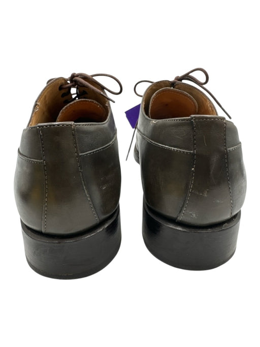 Jack Erwin Shoe Size 9 Dark Gray Leather Solid Men's Shoes Dark Gray / 9