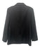 Banana Republic Size 10 Black Wool Long Sleeve One Button Blazer Jacket Black / 10