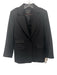 Banana Republic Size 10 Black Wool Long Sleeve One Button Blazer Jacket Black / 10