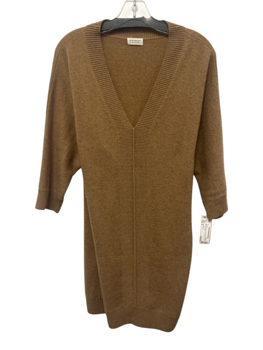 Club Monaco Size S Brown Cashmere Long Sleeve V Neck Knit Sweater Brown / S