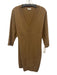 Club Monaco Size S Brown Cashmere Long Sleeve V Neck Knit Sweater Brown / S