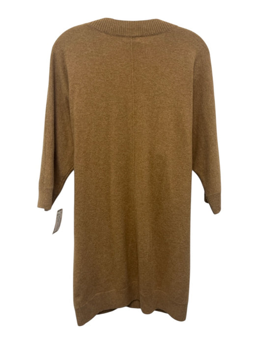 Club Monaco Size S Brown Cashmere Long Sleeve V Neck Knit Sweater Brown / S