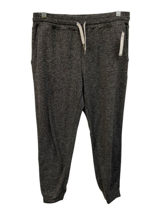 Vuori Size L Grey Recycled Polyester Drawstring Zip Up Side Pocket Pants Set Grey / L