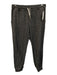 Vuori Size L Grey Recycled Polyester Drawstring Zip Up Side Pocket Pants Set Grey / L