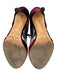 Jimmy Choo Shoe Size 37.5 Burgundy Velvet Kitten Heel Gold Hardware Heels Burgundy / 37.5