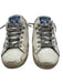 Golden Goose Shoe Size 37 White Leather Distressed Star Design Sparkle Sneakers White / 37