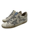 Golden Goose Shoe Size 37 White Leather Distressed Star Design Sparkle Sneakers White / 37