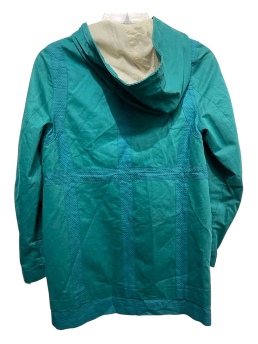 Comptoir des Cotonniers Size 36 Dark Green Cotton Long Sleeve Zip Up Hood Jacket Dark Green / 36