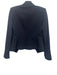 Theory Size 0/2 Navy Blue Virgin Wool Mid Rise Tapered No Lapel Pant Set Navy Blue / 0/2