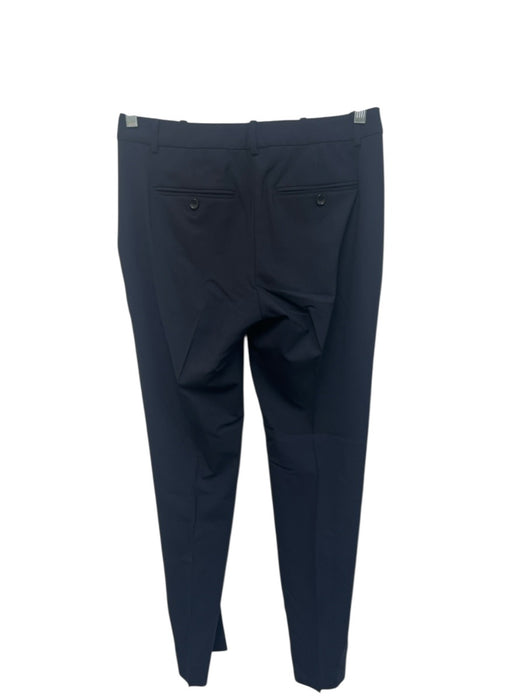 Theory Size 0/2 Navy Blue Virgin Wool Mid Rise Tapered No Lapel Pant Set Navy Blue / 0/2
