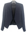 Theory Size 0/2 Navy Blue Virgin Wool Mid Rise Tapered No Lapel Pant Set Navy Blue / 0/2