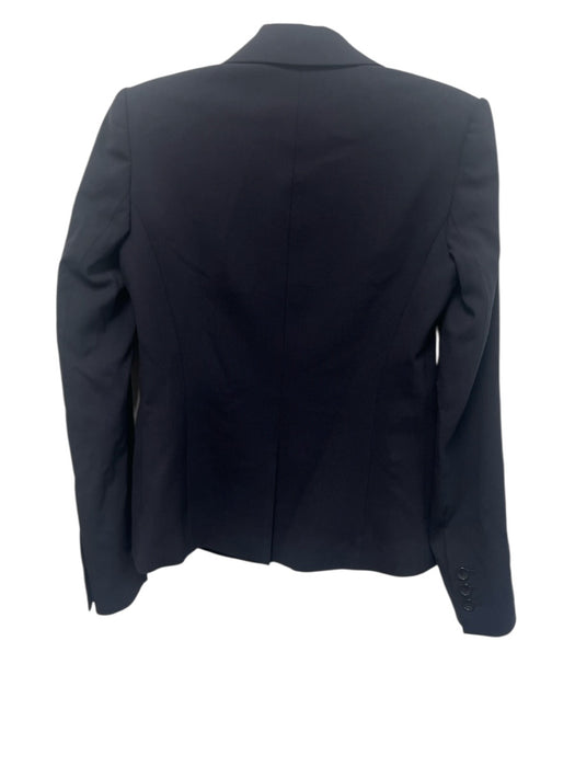 Theory Size 0/2 Navy Blue Virgin Wool Mid Rise Tapered Blazer Pant Set Navy Blue / 0/2
