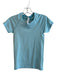 Lululemon Size 2 Baby Blue Nylon Short Sleeve Round Neck Seam Detail Top Baby Blue / 2