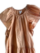 A.L.C. Size 12 Pumpkin Cotton round split neck Sleeveless Tiered Dress Pumpkin / 12