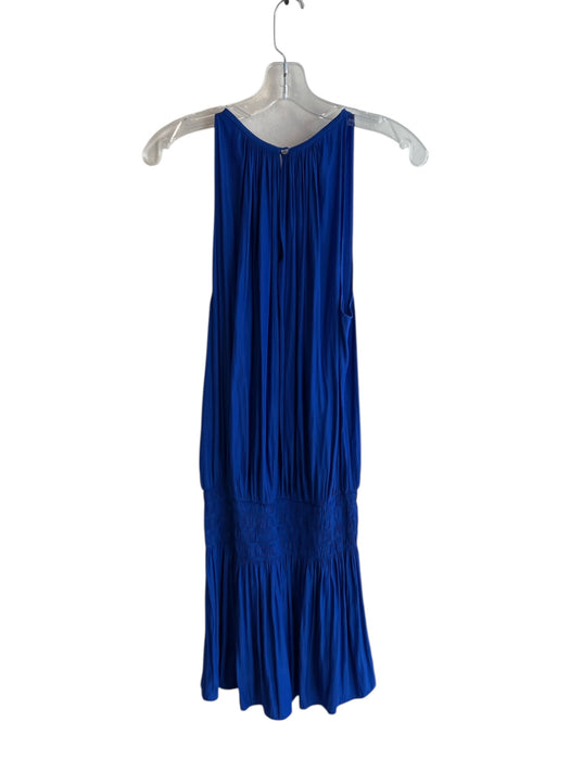 Ramy Brook Size Large Royal Blue Polyester Sleeveless Drop Waist Dress Royal Blue / Large