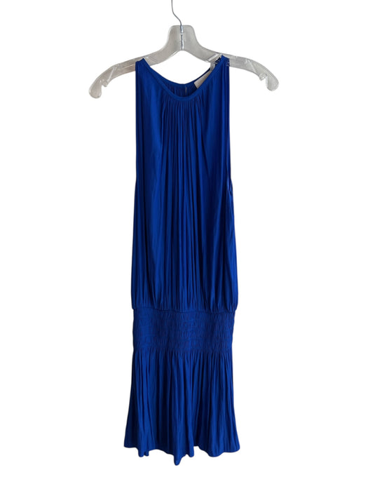 Ramy Brook Size Large Royal Blue Polyester Sleeveless Drop Waist Dress Royal Blue / Large