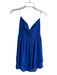 Ramy Brook Size Large Royal Blue Polyester Strapless Ruffle Detail Tiered Dress Royal Blue / Large
