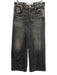 Rag & Bone Size 26 Charcoal Gray Cotton Denim Print High Rise Wide Leg Pants Charcoal Gray / 26